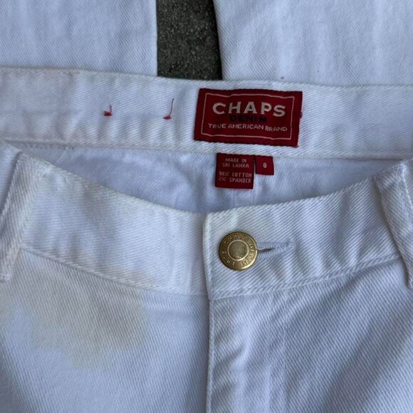 Chaps Women's White Jeans - Picture 4 of 4